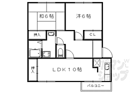 滋賀県大津市際川2丁目（賃貸マンション2LDK・1階・66.30㎡） その2