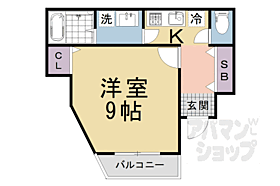 京都府京都市中京区夷川通西洞院西入薬師町（賃貸アパート1K・2階・29.65㎡） その2