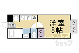 ＭＯＲＩＭＡＷＡＲＩ　ＷＥＳＴ 1階1Kの間取り