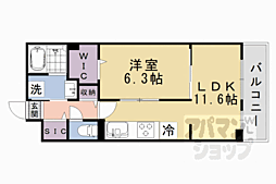JR東海道・山陽本線 瀬田駅 徒歩15分の賃貸アパート 3階1LDKの間取り