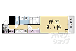 JR東海道・山陽本線 瀬田駅 徒歩18分の賃貸アパート 2階1Kの間取り
