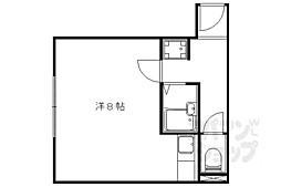 ジュネス東條 1Kの間取図画像