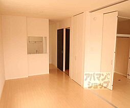 JR東海道・山陽本線 西大路駅 徒歩12分の賃貸アパート 1階1LDKのリビング/ダイニング