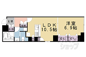 京都府京都市中京区役行者町（賃貸マンション1LDK・2階・44.84㎡） その2