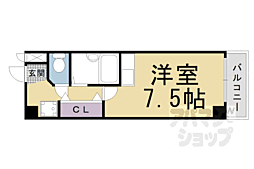 リベロ 1Kの間取図画像