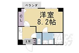 プラネシア星の子山科駅前 1Kの間取図画像