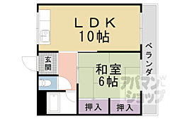 レジデンス上花山 1LDKの間取図画像