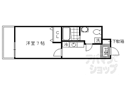 京都市営烏丸線 くいな橋駅 徒歩7分 4階/-