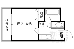 メゾンYM 1Kの間取図画像
