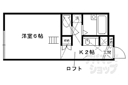 近鉄京都線 上鳥羽口駅 徒歩20分 1階/-