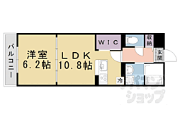 ラヴィータ 1LDKの間取図画像