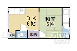 マンションすみれ 1DKの間取図画像