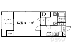 メゾン・アベイル 1Kの間取図画像