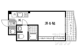 メゾンマロニエ ワンルームの間取図画像