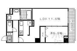 ときわぎ 1LDKの間取図画像