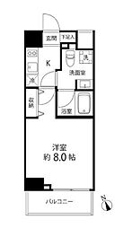 DeLCCS IKEBUKURO 9階1Kの間取り