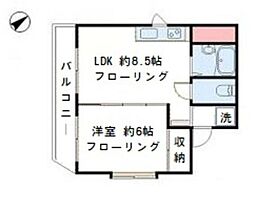 都営三田線 西巣鴨駅 徒歩6分の賃貸マンション 3階1LDKの間取り