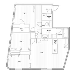 JR山手線 巣鴨駅 徒歩10分の賃貸マンション 5階3LDKの間取り