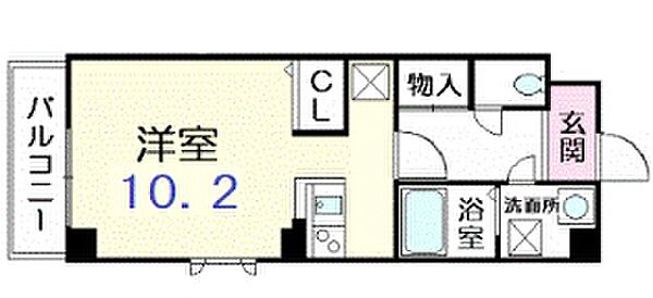 東京都江戸川区東小岩5丁目(賃貸マンション1R・3階・30.14㎡)の写真 その2