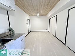 西武拝島線 西武立川駅 徒歩10分の賃貸アパート 4階2LDKのリビング/ダイニング