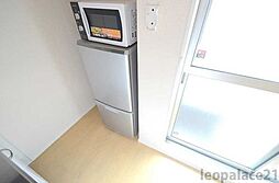 レオネクストリバーサイド 1階ワンルームの室内