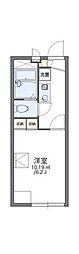 レオパレスサン 1Kの間取図画像