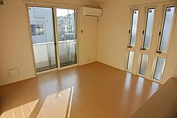 JR中央線 立川駅 バス46分 三ツ藤下車 徒歩6分の賃貸アパート 1階2LDKのリビング/ダイニング