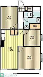 ドエルパーク1 3LDKの間取図画像