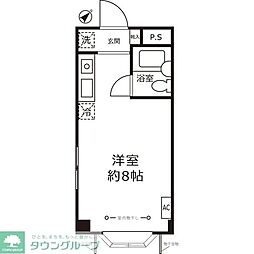 ARKHOUSEF ワンルームの間取図画像