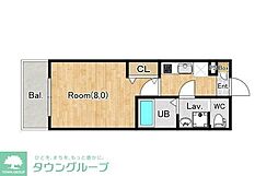 (仮称)ジーメゾン青梅新町 1Kの間取図画像