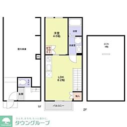 ベースセグレタ 1LDKの間取図画像