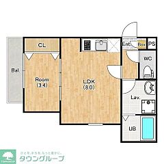 物件の間取り