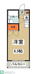 アーバンフォレスト ワンルームの間取図画像