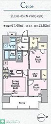 ラグゼナ八王子寺町 2SLDKの間取図画像