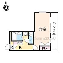 奈良県橿原市木原町（賃貸アパート1K・2階・24.84㎡） その2