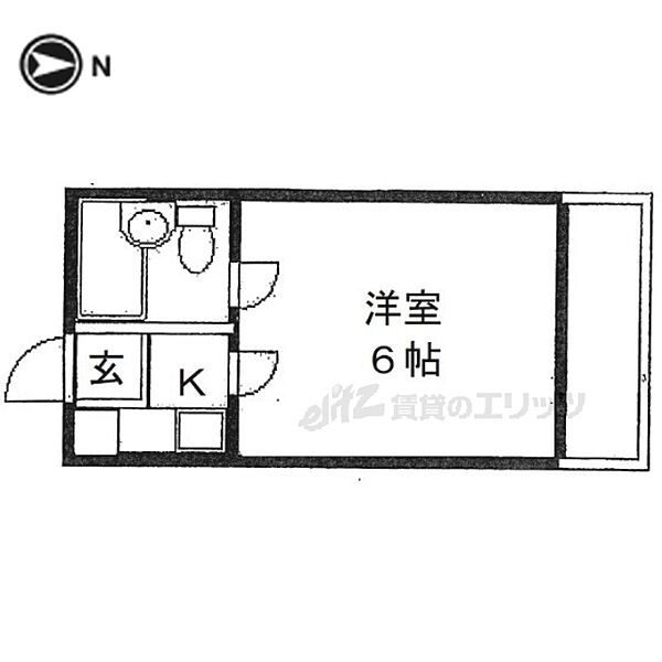 コーポ諏訪西大寺 206｜奈良県奈良市西大寺赤田町1丁目(賃貸アパート1K・2階・14.50㎡)の写真 その2