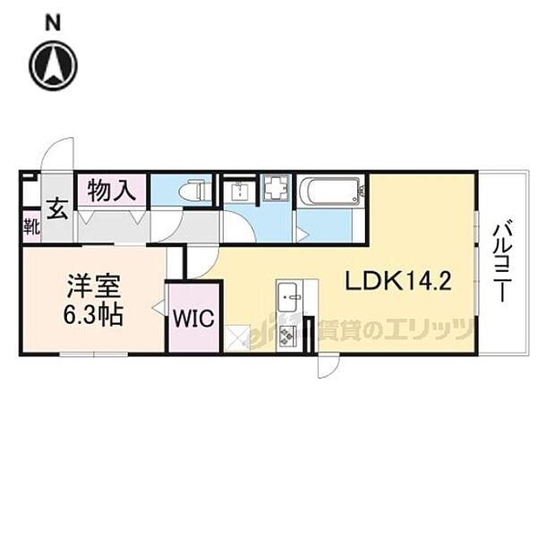 楓　A棟 A202｜奈良県奈良市大森町(賃貸アパート1LDK・2階・52.27㎡)の写真 その2