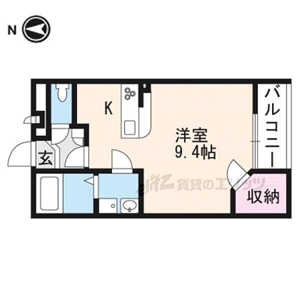 レオネクストエクレール北今市 301｜奈良県香芝市北今市2丁目(賃貸アパート1K・3階・30.49㎡)の写真 その2