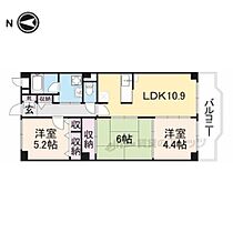 シュテレ70 307 ｜ 奈良県香芝市五位堂6丁目（賃貸マンション3LDK・3階・60.46㎡） その2