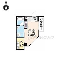 ＬａＬａ白鳥 301 ｜ 奈良県奈良市西木辻町（賃貸マンション1K・3階・26.97㎡） その2