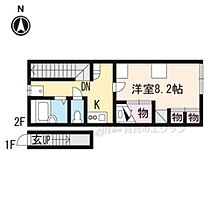 レオパレスサイトウ 205 ｜ 奈良県橿原市内膳町2丁目（賃貸アパート1K・2階・26.08㎡） その2