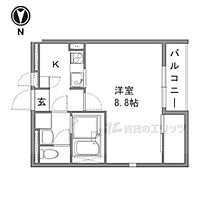 奈良県奈良市法蓮町（賃貸アパート1K・1階・28.53㎡） その2