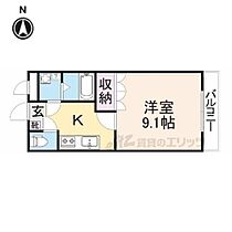 エスベランサ北今市 306 ｜ 奈良県香芝市北今市4丁目（賃貸マンション1K・3階・30.96㎡） その2