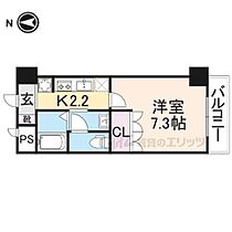 奈良県奈良市大宮町3丁目（賃貸マンション1K・6階・24.75㎡） その2