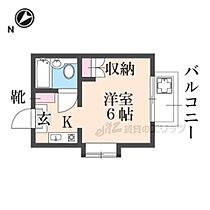 ルミエール平城山 201 ｜ 奈良県奈良市山陵町（賃貸アパート1K・2階・16.45㎡） その2