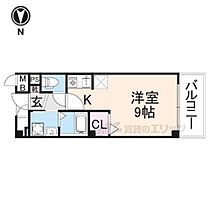 ブランドール佐保川 305 ｜ 奈良県奈良市大宮町7丁目（賃貸マンション1R・3階・25.22㎡） その2