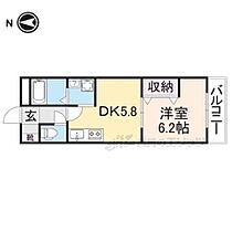 モアイーストV 205 ｜ 奈良県橿原市東坊城町（賃貸アパート1DK・2階・31.53㎡） その2