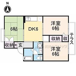 間取図画像 3DK