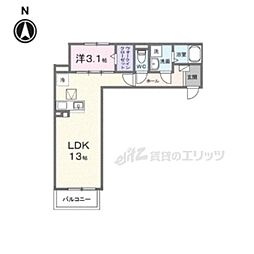 セレーノ 1LDKの間取図画像