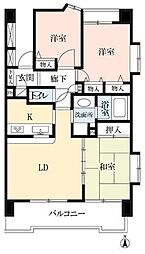 ドゥーエ練馬 3LDKの間取図画像